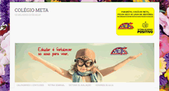 Desktop Screenshot of colegiometa.com.br